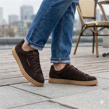 BUGATTI AS206 LACED SHOE - BROWN SUEDE